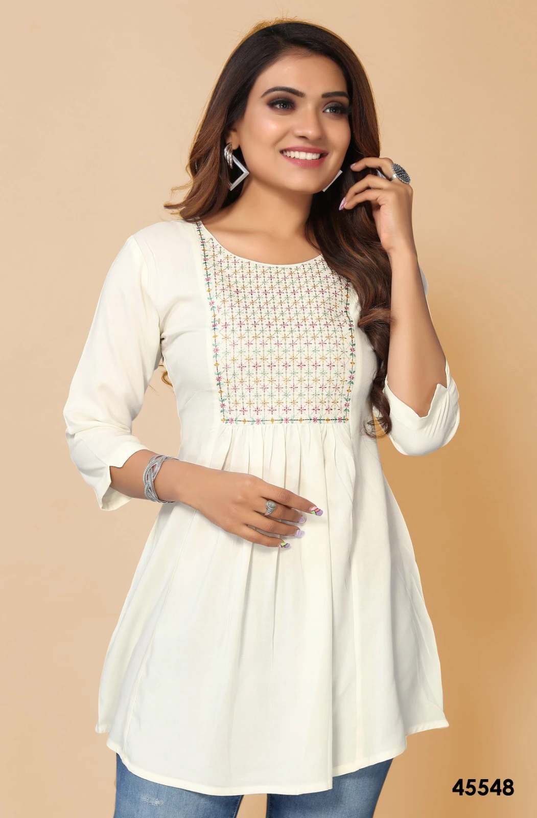 Mahotsav Short Top Vol 01 Rayon Wholesale Western Short Top Catalog — Wholesale Kurtis, MPA wholesale from Surat — view 7